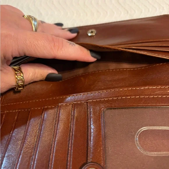 Brahmin Chestnut Leather Clutch - Picture 8 of 12
